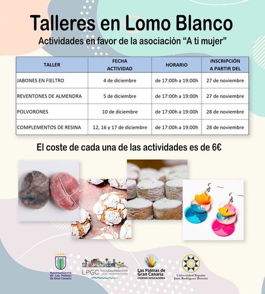 Talleres de la UP en Lomo Blanco