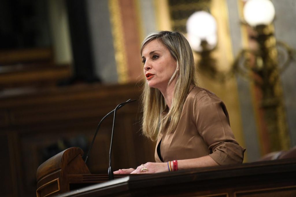 Verónica Martínez Barbero, portavoz de Sumar en el Congreso