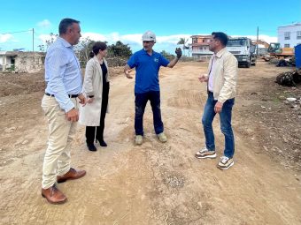 140125 Visita inicio obra Polideportivo La Siega