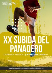 Cartel XX edición Carrera Vertical Subida del Panadero