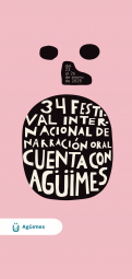 Cartel de la 34º edición del Festival Internacional de Narración Oral de Agüimes