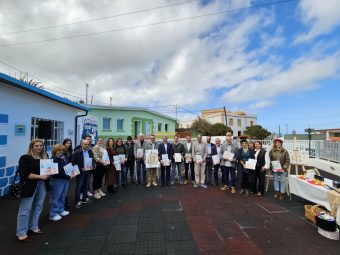 FOTO. Presentación material pedagógico diseñado por la Consejería de Educación con motivo de la Bajada de la Virgen de los Reyes