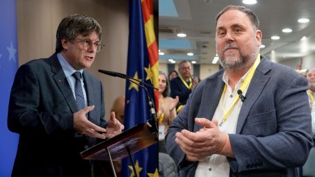 Puigdemont y Junqueras se reúnen por primera vez desde que recuperaron su liderazgo