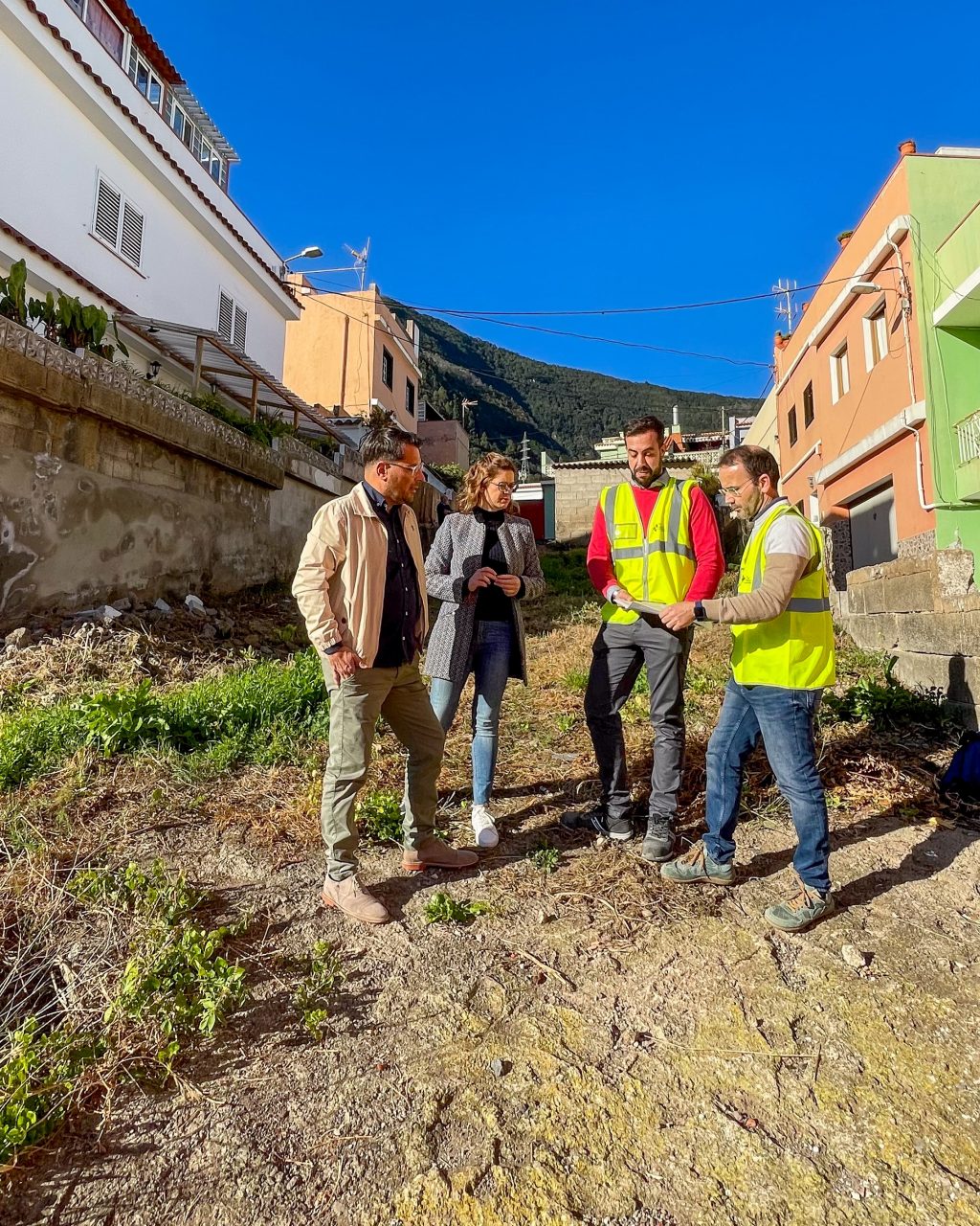 260225 Visita parcela adquirida Toscas de Romero preparaci�n �rea de estacionamientos