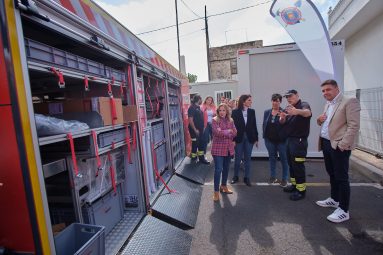 Consorcio de Bomberos de Tenerife-Retén provisional de Guía de Isora y nuevos vehículos (1)