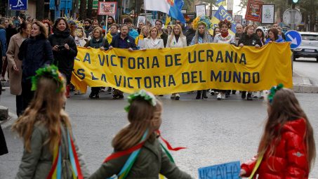 Convocadas manifestaciones en distintas ciudades en el tercer año de la guerra en Ucrania