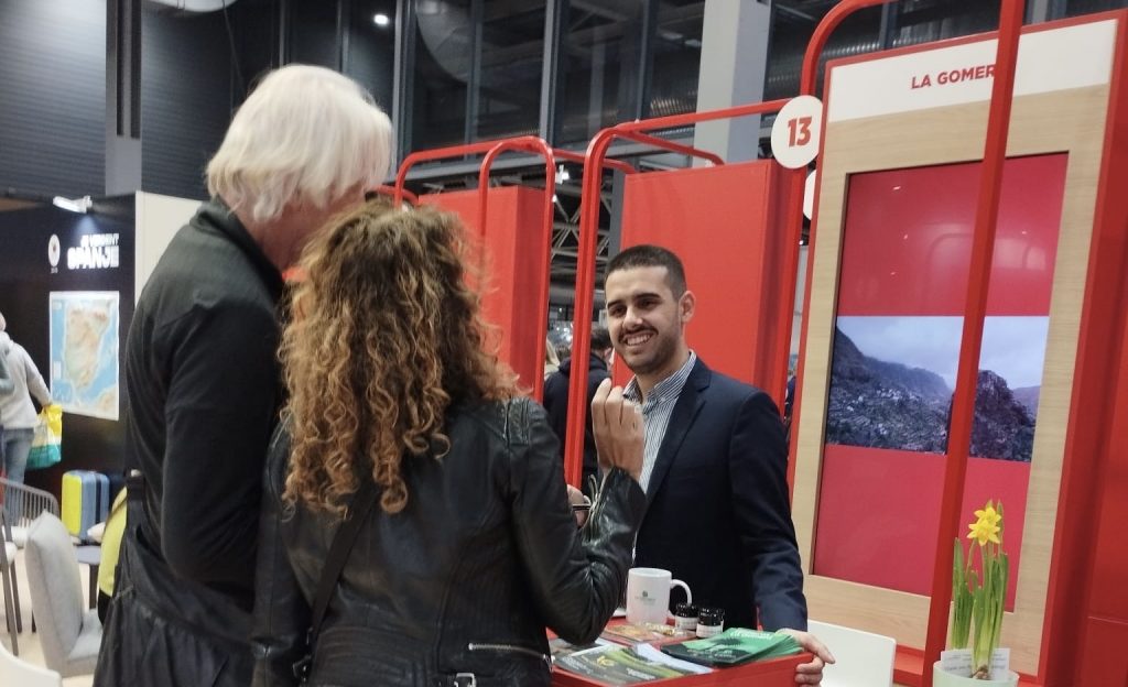 Delegación de Turismo de La Gomera en la feria