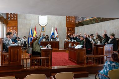 Foto aprobación ordenanza en pleno