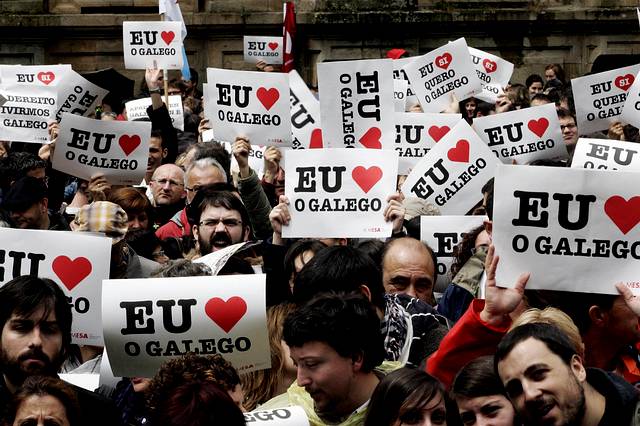 Manifestación este domingo en Galicia en defensa de una lengua atacada por su Gobierno