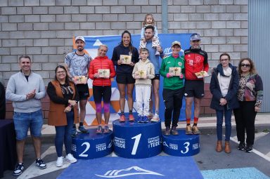 Podium general masculino y femenino