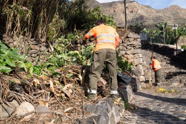 030325 Personal operatio de mejoras medioambientales y paisajísticas de La Gomera