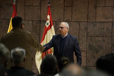 210325 Casimiro Curbelo, durante un encuentro con entidades y asociaciones de la isla de La Gomera