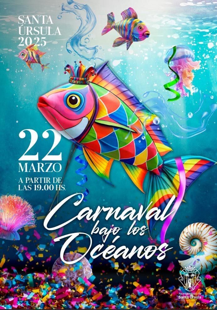 Cartel del Carnaval de Santa Úrsula 2025