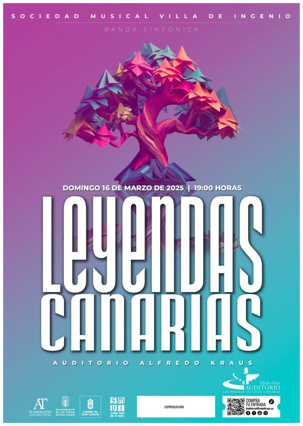 Cartel del espectáculo 'Leyendas Canarias'