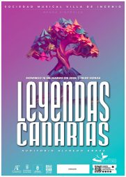 Cartel del espectáculo 'Leyendas Canarias'