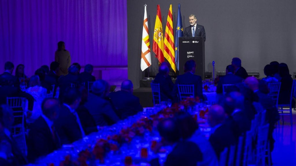 El rey Felipe VI preside este domingo la cena de bienvenida al Congreso Mundial de Móviles