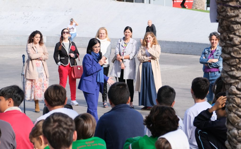 La alcaldesa, Carolina Darias, en el I Encuentro Igualdad (1)