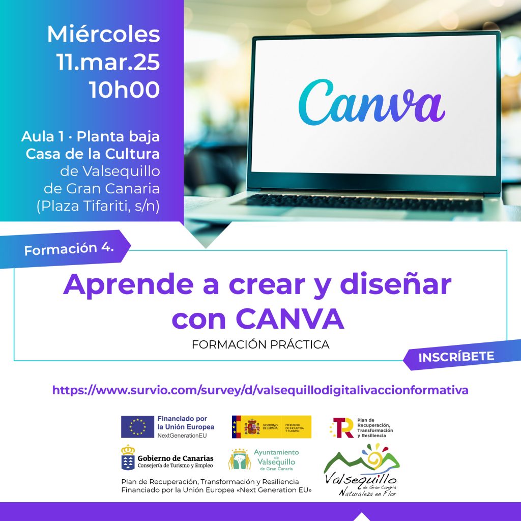 cartel formación canva